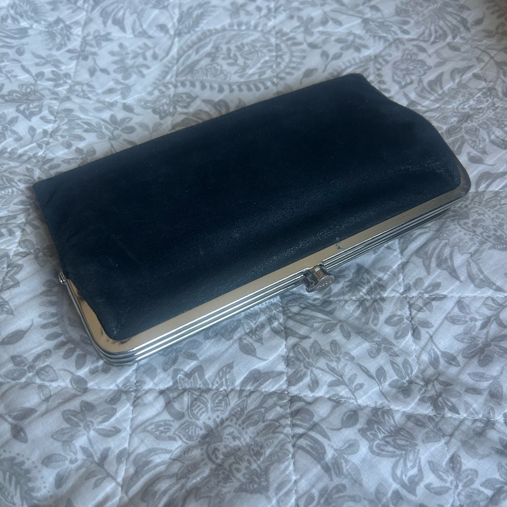 Hobo black wallet clutch bag